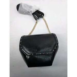 Hobo International Jazz Black Leather Shoulder Bag NWT